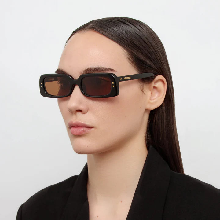 Azzurro Rectangular Sunglasses by Jacquemus