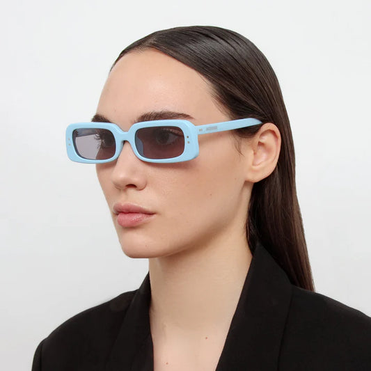 Azzurro Rectangular Sunglasses by Jacquemus