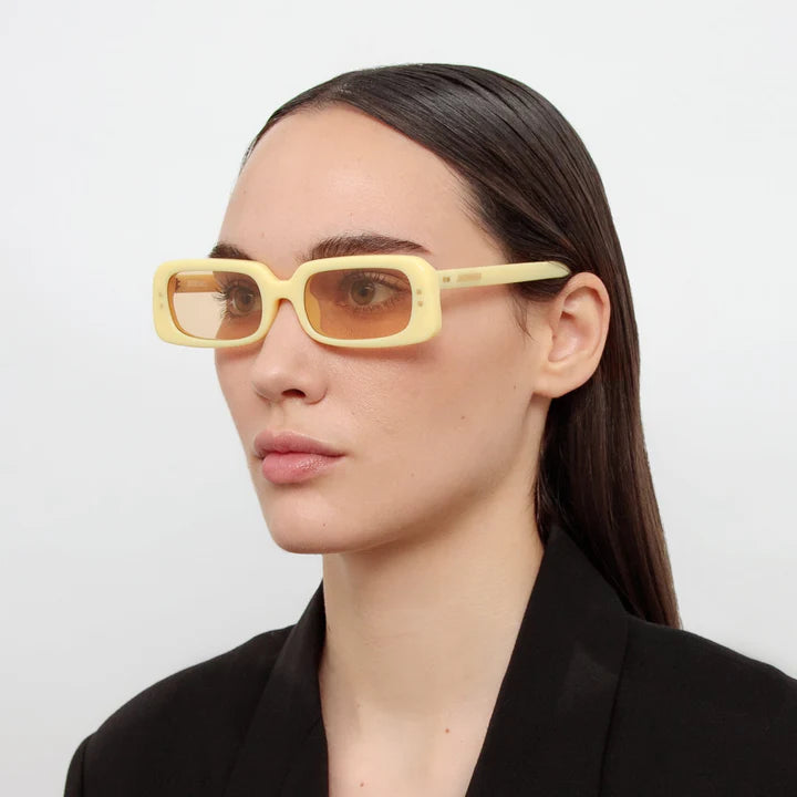 Azzurro Rectangular Sunglasses by Jacquemus